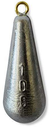 Lasama 5X Birnenblei mit Wirbel Öse 20-120g Grundblei Meeresblei Olivenblei Angelblei (5X 100g)