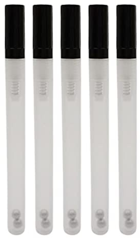 Sharplace Leere, abfüllbare, Leere Farbtuber-Ausbesserstift-Marker (Set von 5) -Füllen Sie Ihre eigene Kunst mit Acryl-, Öl-und Wasserbasis Farbe, feines Nib,