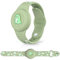 Bambini Impermeabile per Bracciale Airtag: WUZUN Simpatico Cartone Animato Regolabile Nascosto per Supporto Apple Air Tag, Custodia Cinturino Tracker GPS Anti-Smarrimento in Silicone (Dinosauro)