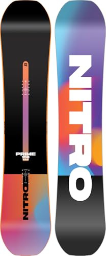 Nitro Tabla de Snowboard para Hombre Prime Chroma CAM-out BRD´25, Allmountainboard, Directional, Flat-out Rocker, All-Terrain, Mid-Wide, 156 W