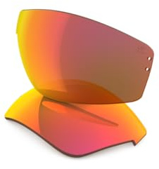 Ersatzgläser für adidas Evil Eye Halfrim und Pro a167 a181 a402 ad07 ad08 (LST Active red mirror) (L)
