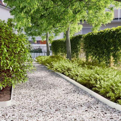Genérico Bordes para césped 50 uds Acero Laminado frío 10x103 cm,Bricolaje,Vallas de jardín,Ribetes y Bordes para jardín,Negro,860137