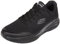 Skechers Arch FIT, Zapatillas Hombre, Black Textile Synthetic Trim, 47.5 EU