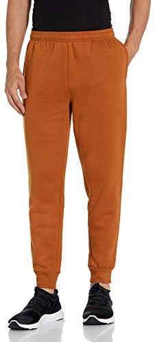 Amazon Essentials Pantalones Deportivos de Forro Polar y Corte Holgado Hombre, Nuez Moscada, L