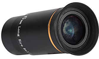 Sxhlseller Oculare per Telescopio, Oculare Ultra Grandangolare da 6 Mm 66° 1,25, Lente per Telescopio Completamente Multistrato, Accessorio per Telescopio per Telescopio Astronomico