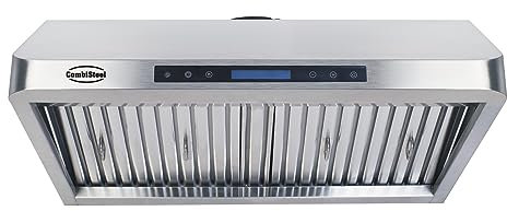 Hotte Aspirante Professionnelle Inox avec Moteur 900 mm - Combisteel