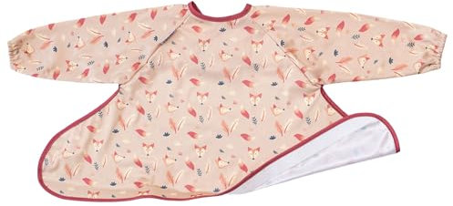 Tidy Tot ®™ Auffanglätzchen – Ergänzendes Lätzchen für Tablett und Lätzchen-Sets. Baby Ärmellätzchen mit Klettverschluss. BLW Wasserdicht