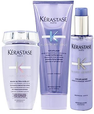 Kerastase Blond Absolu Bain Ultra Violet 250ml Cicaflash 250ml Cicaplasme 150ml