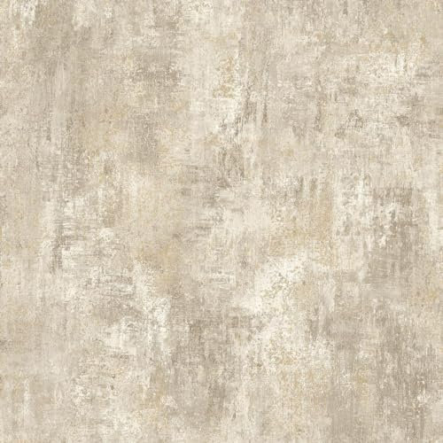 Cove Texture Cream Wallpaper - Stone Industrial Concrete Metallic Effect - Trendy Stylish Feature Wall