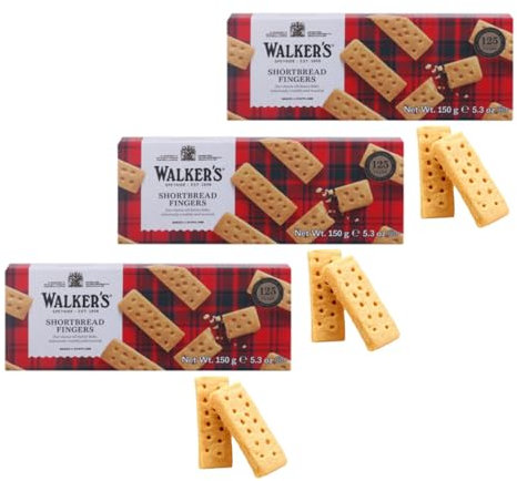 Walkers | Biscotti Inglesi Burro e Sale - 3 Blister | Frollini Burro Scozzese | Biscotti Tradizionali Inglesi