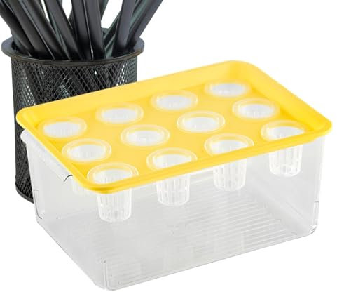 yakermur Planteur et Aquarium aquaponique pour Poissons, et Aquariums pour Betta Fish - Station de Distribution - Vase pour hydroponiques - Décoration d'intérieur