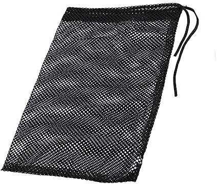 Mikikit 3 Stück Golfspeicher -Netzbeutel Tennis Bag Tennis zubehör Sport Bag golfzubehör netzsäcke Ball tragender Halter Beutel Tennisballhalter Tasche mit Tennisverschluss Black