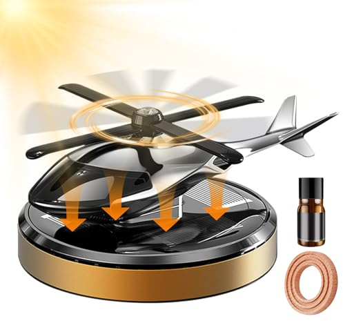 Bil luftrenare helikopter, doftträd bil helikopter, helikopter, bildoft, rotation bil parfym diffuser ornament för bil, lastbil
