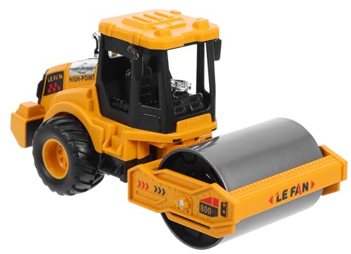 Vaguelly Rouleau compresseur Jouet : Camion de Chantier véhicules camions Rouleau compresseur pour Enfants intérieur extérieur Jeu Plastique Construction Sable Plage Jouet