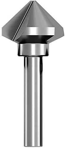 1 STÜCK 4,5-50 mm Fase 3 Flöte 90 Grad HSS Senker Anfaswerkzeug Bohrer Fase für Holzbearbeitungsbohrer,1 Stück 40 mm