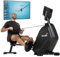 Skandika Rudergerät Munin | Rudergerät für zuhause, klappbar, 16-stufiger Magnetwiderstand, 8 kg Schwungmassensystem, Kinomap App kompatibel | Fitnessgerät (schwarz)