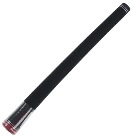 Lamkin Crossline 360 Black Golf Grip, Standard Size, Textured, Black/Red