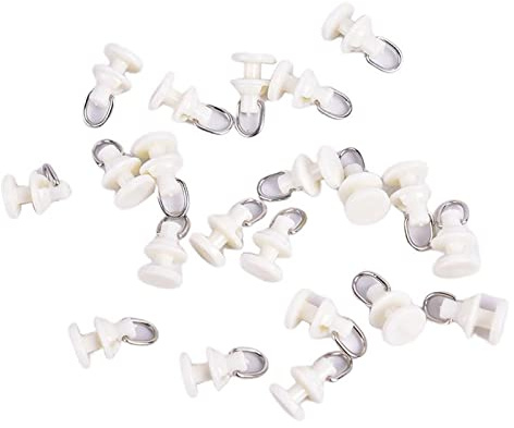 Rodillos 20 Piezas, riel de Cortina, Deslizadores, Rueda de Corredor, Ganchos de Rodillos, transportador de riel de Cortina de plástico, Rodillo Deslizante, diámetro Inferior de 11mm para Cortinas