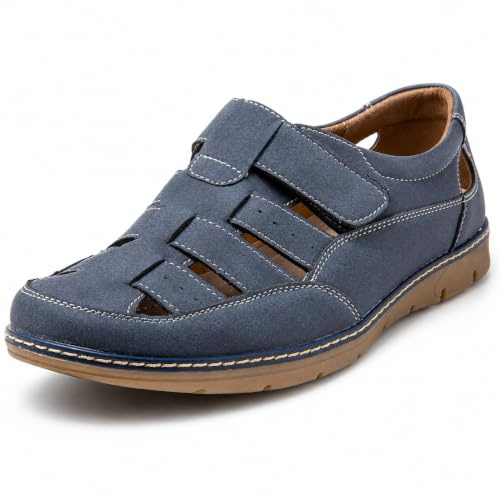 JOMIX Sandalias Hombre Verano con Punta Cerrada Sandalias Trekking Hombre Playa Piscina Mar Senderismo