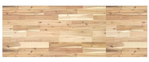 vidaXL Piano Tavolo Rettangolare 140x50x2cm Legno Massello di Acacia, Piano Tavolo di Ricambio, Piano Tavolo Rettangolare, Piano tavolino da Salotto