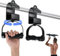 HXD-ERGO Rotating Pull Up Handles for Barbell, Pull-Up Bars Fitness Training Twist Handle for Door Frame, Multifunctional Rotating Accessories Equipment for Home Gym, Bearing Capacity 113kg(Black)