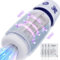 Eanatoys Masturbieren für Männer Sex Spielzeug für die Männer Masturbator, 3 Saugen & 4 Vibratoren & 3D Realistische Vagina & Ein-Druck-Höhepunkt, Taschenmuschi Mastubratoren Blowjob Sexpuppe Grau