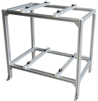 Mini delad luftkonditionering värmepump golvstativ, delat markstativ, aluminiumlegering, 10–80 cm justerbar bredd, för mini delad kondenseringsvärmepumpsystem