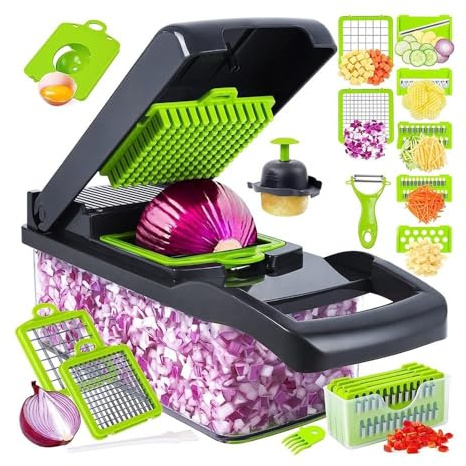 Kitchen Gadget Plastic Vegetable Chopper Manual Vegetable Cutter Fruit