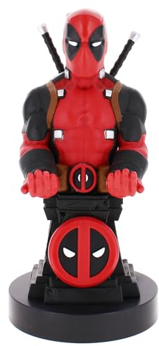 Cableguys Marvel Deadpool Plinth Controller Halter & Handy Ständer - Gaming Zubehör für Zimmer und Schreibtisch-Setup, Ständer Kompatibel mit Xbox-, PlayStation- & den meisten Standard-Controllern