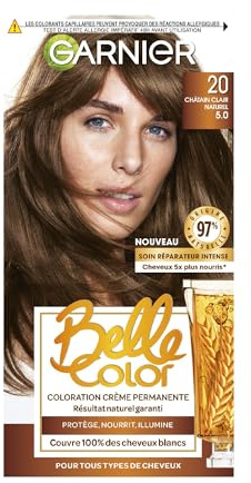 Garnier - Belle Color - Coloration permanente Châtain - 21 Châtain Clair Doré Naturel