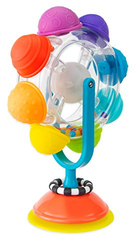 sassy 80901 Baby-Spielzeug zum Aufleuchten in Regenbogenfarben, ab 6 Monaten, mehrfarbig