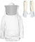 QWORK Imkeranzug mit langen Handschuhen, Imkerjacke mit Schleier, für Professionelle Bienenbisse Verhindern, XL