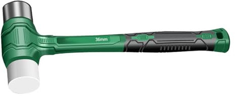 Martillo de goma de doble cabeza, mazo de metal, multiusos, de doble cara, ligero, martillo suave para decoración del hogar