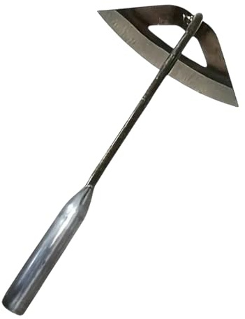 Vanga da giardino, vanga in acciaio, manico ergonomico, 30 x 16 cm – GRASSOE