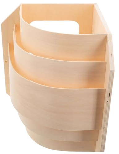 OUNONA Paralume in Legno Sottile per Lampada da Sauna, Copertura Angolare Salvaspazio Resistente Alte Temperature, Illuminazione Soffusa per Sauna Domestica e Hotel
