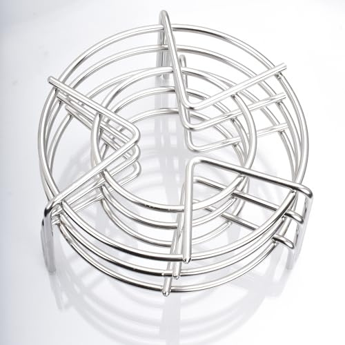 Alele 3Pcs Steam Rack, 5.5inch Stainless Steel Tall Trivets for Electric Pressure Cooker