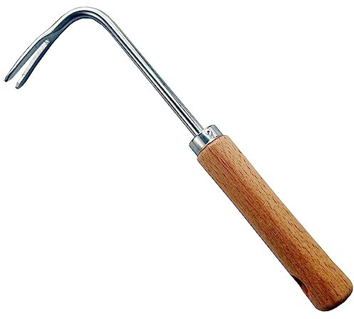 Herramienta de desbrozadora manual para desmalezar tu jardín, resistente y compacta, desbrozadora en forma de V de jardín, desbrozadora con mango (tipo V/mango corto)