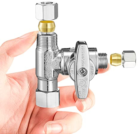 Valve d'arrêt en T Add-A-Tee (3/8 x 3/8 x 3/8 x 3/8)