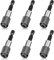 Bithalter Magnetisch, 6 Stück Schnellwechsel Bithalter Mit Magnet 1/4’’ (60 Mm), Bit Halterung Magnetisch Ideal Für Bohrmaschine Schraubendreher Gewindeschraube Von Makita, Metabo, Bosch, Dewalt