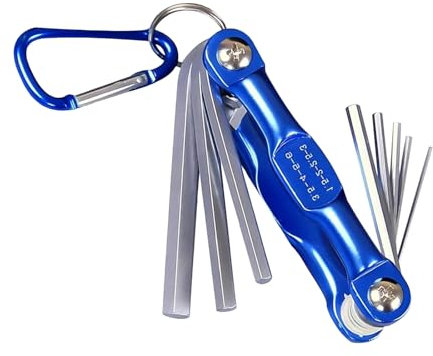 XNBTFK Alan Keys Sets, Hex Wrench Tool, Folding Hex Key SetSet for Bikes Automobile Machinery Repair, Allen Key Compact and Easy to Carry, It Doesn't Take Up Much Space When Going Out