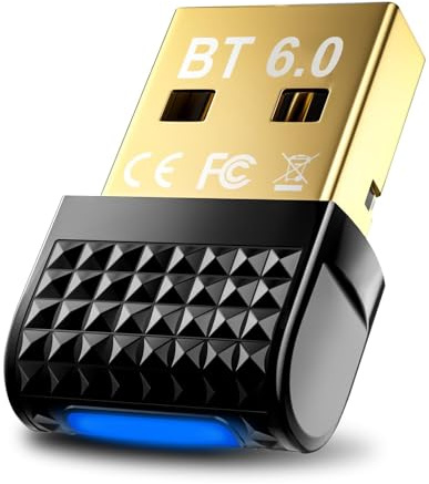 Adattatore Bluetooth 6.0, chiavetta USB Bluetooth per mouse, tastiera, cuffie, telefono cellulare, controller, solo per Windows 11/10/8.1