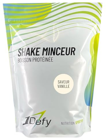 1Defy - Shake Minceur - Boisson protéinée - Boisson minceur (750g, Vanille)