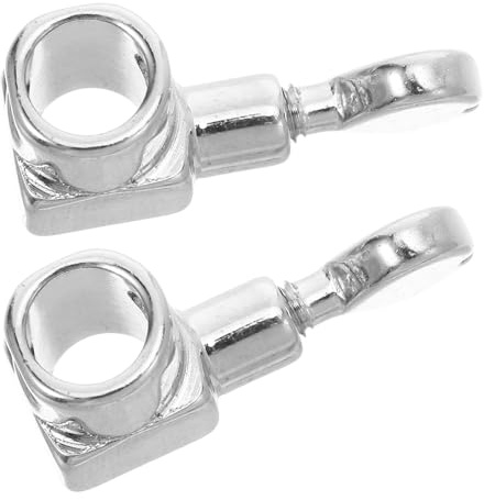 WEKAMOS Morsetto Porta Aghi Girevole in Metallo 2 Pezzi per Macchine da Cucire Compatibile Singer Vite di Serraggio, Accessorio Ricambio per Cucito Domestico e Riparazione