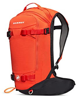 Mammut dam Nirvana 18 skid- och snowboardryggsäck, Hot röd/svart, 18 L