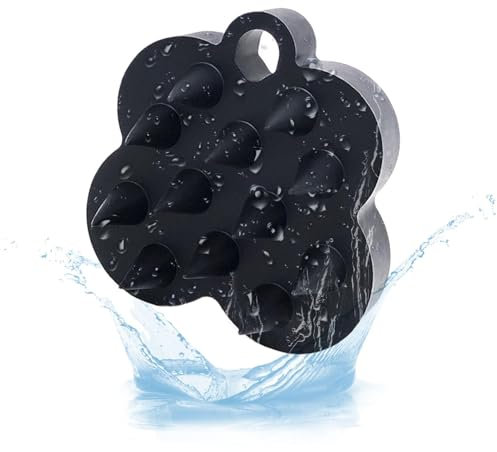 Spazzola in silicone per cuoio capelluto spazzola per shampoo massaggiatore cuoio capelluto spazzola in silicone esfoliante cuoio capelluto spazzola massaggio cuoio capelluto