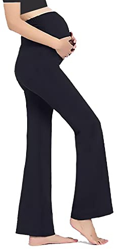 MCA Leggings Premaman Lunghi (IT, Testo, XS, Regular, Regular, Invernale Zampa)