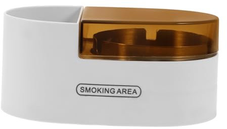 ROMISBABA Wandaschenbecher Mit Deckel Winddichter Großer Aschenbecher Für Badezimmer Wohnzimmer Innen Und Außen Dekorativer Tragbarer Aschenbecher Zur Wandmontage Leicht Zu Reinigen Transpar