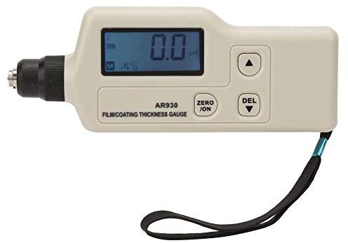 Medidor de espesor de revestimiento AR930 Medidor de espesor de revestimiento digital Medidor de pintura profesional Rango de medición de almacenamiento de datos 0~1800um,Conveniente y Rápido