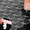 ElevateTech 480 Stück Selbstklebend Klebepunkte Doppelseitiger Gel-Kleber Abnehmbarer Montage-Kneter Keine Spuren Transparenter Klebe-Kneter Zum Aufhängen an Der Wand Basteln Dekorationen (1,3 x 8 cm)