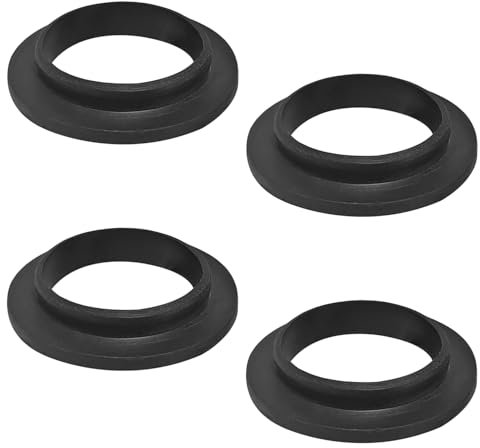 Qrity 4 Pieces Drain Washers, Sink Hose Washer, Convex Sealing Ring, Replacement Gasket for Plumbing, Sink Pipe Fittings, 40mm